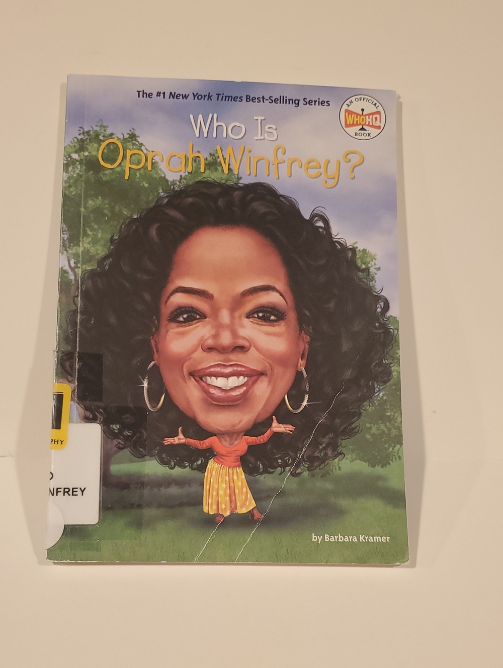 Who Is Oprah Winfrey? By Barbara Kramer Paperback Preowned
